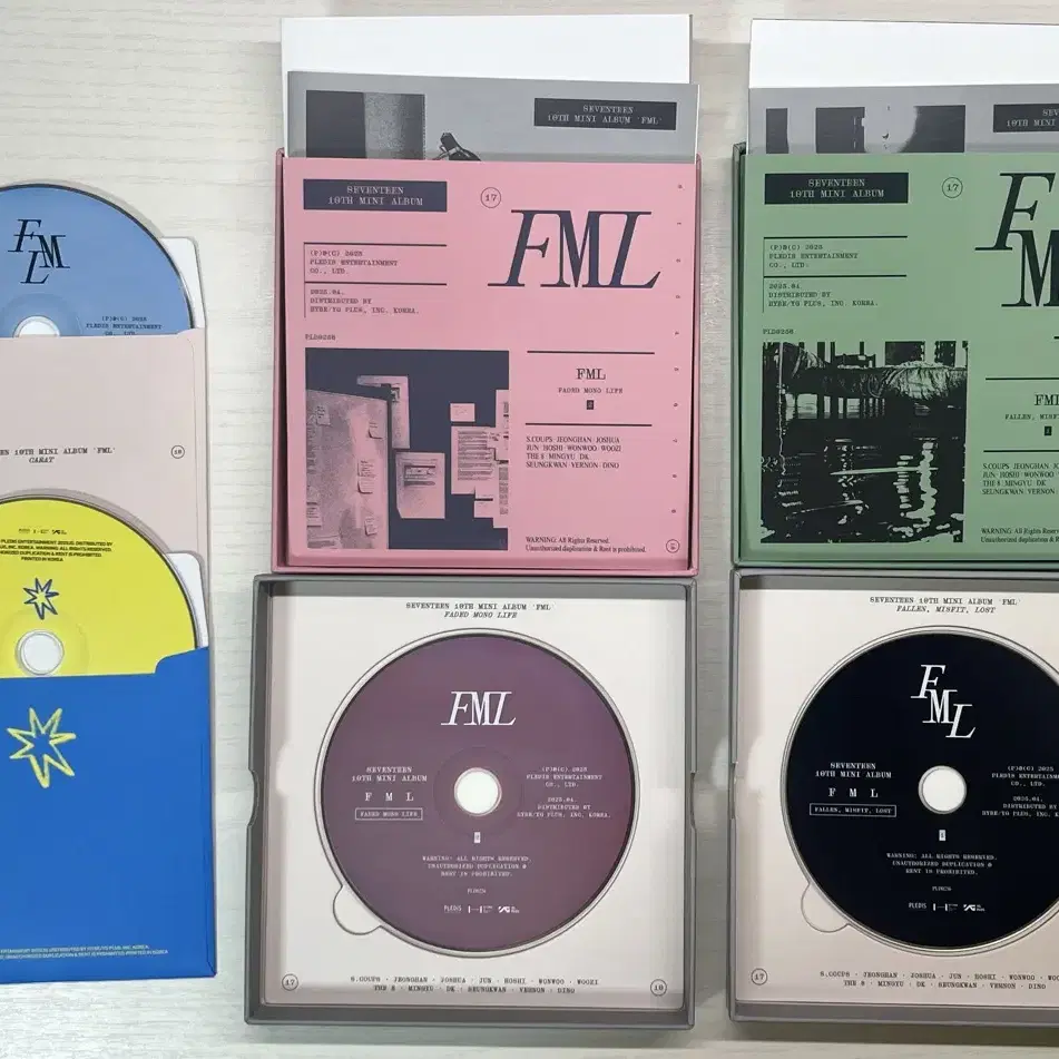 세븐틴 앨범 씨디 CD 양도 | 아타카 페더썬 캐럿반 FML