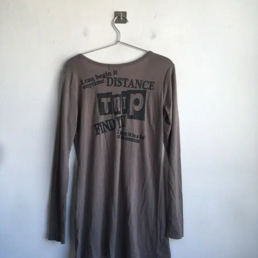 jpn vintage uk mute brown slim long t sh