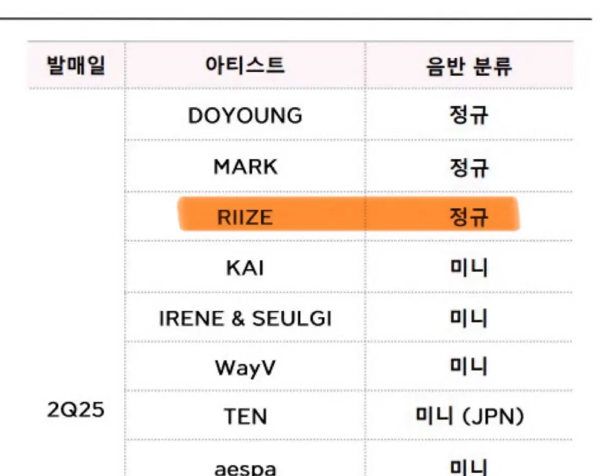 라이즈 장기분철