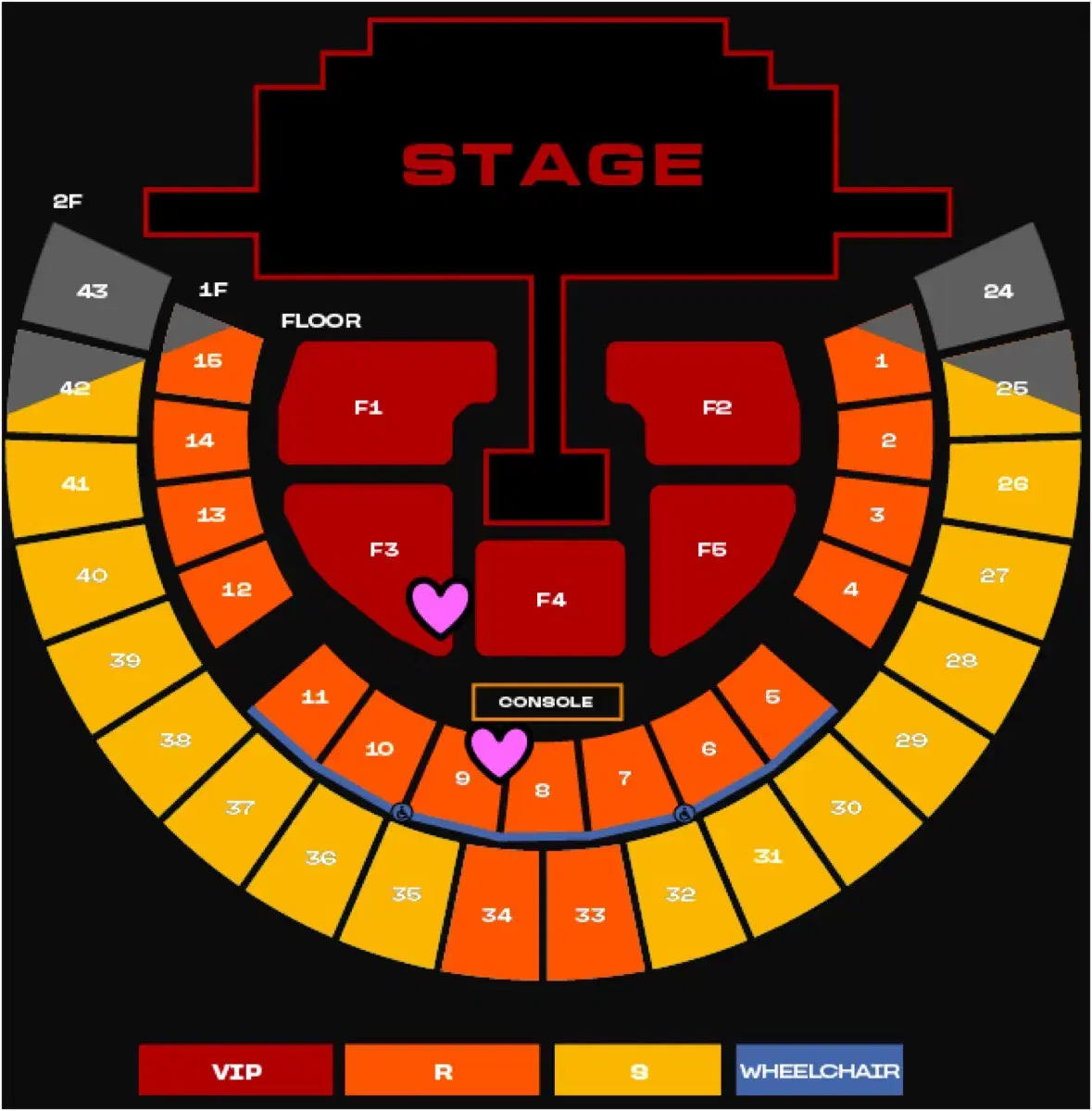 [ 2ne1 투애니원 콘서트 ] 토요일 무대 앞열 티켓 양도