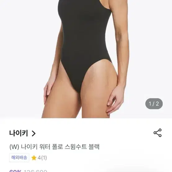 나이키 워터 폴로 수윔수트 블랙 xs