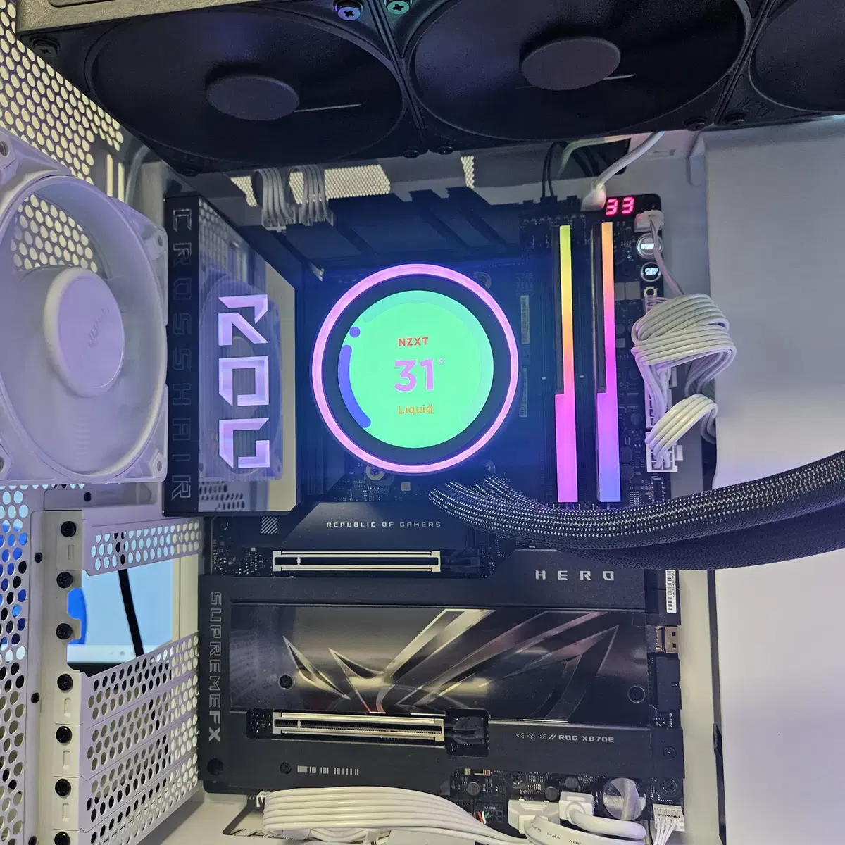 9800x3d, x870e hero 반본체 _ rtx5080,5090 용