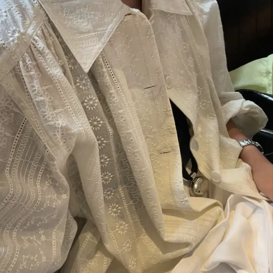 Ethos 에토스 broderie shirt 셔츠