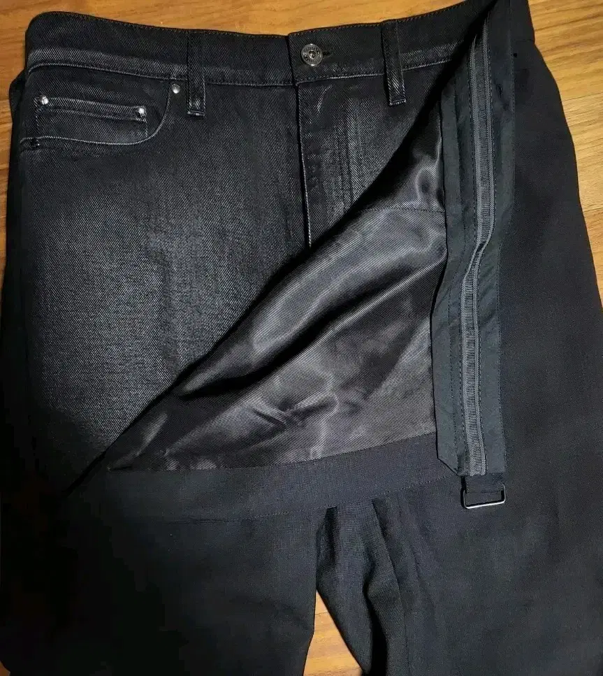 Y Project Denim Slacks Black