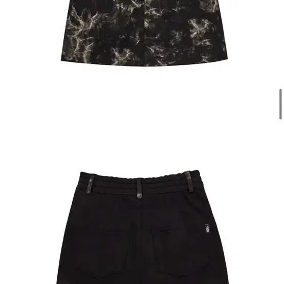 러브이즈트루 VL WARMER HALF SKIRT(BLACK)