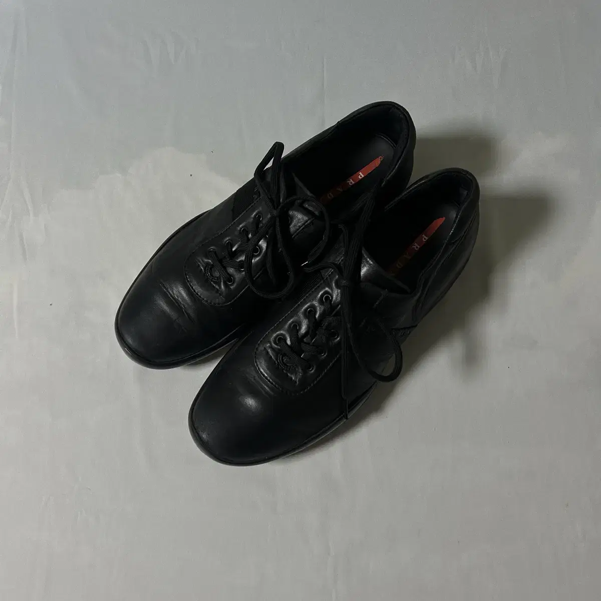 Prada sports lace up derby shoes