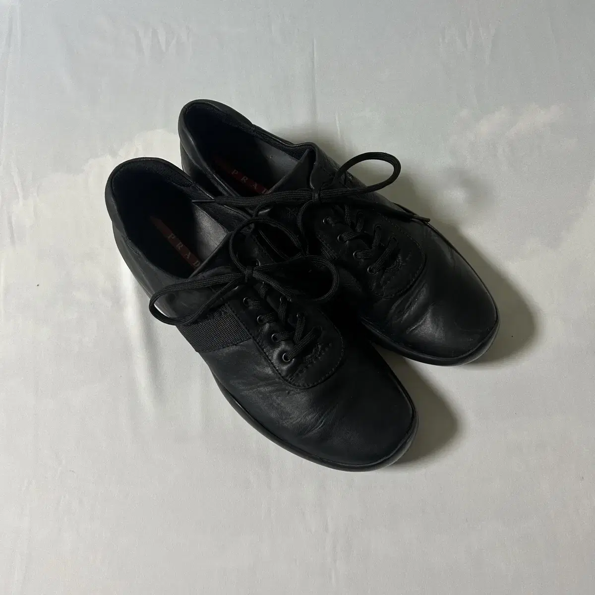 Prada sports lace up derby shoes