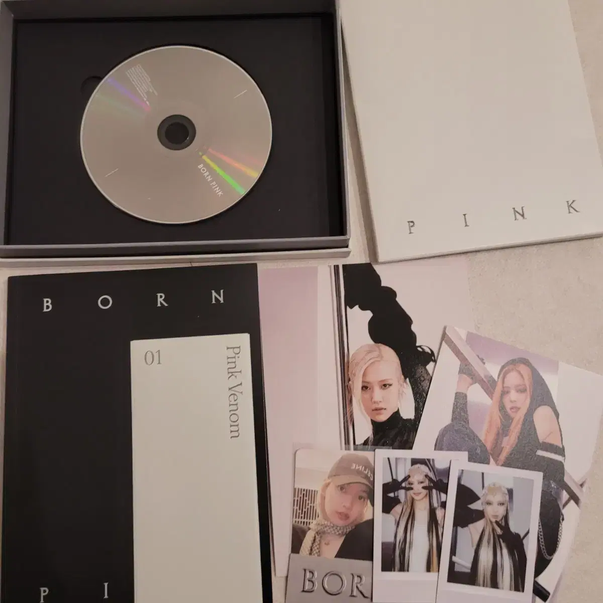 블랙핑크 본핑크 BORN PINK PINK, GREY, BLACK 버전