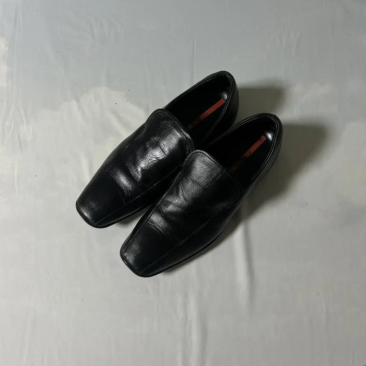 Prada sports slip on loafers