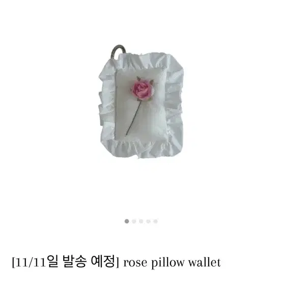 ribbonreborn rose pillow wallet 지갑