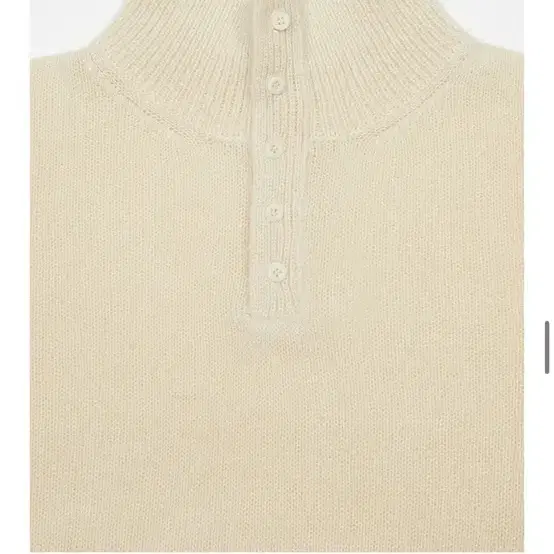 니틀리 Baby Alpaca Button Collar Sweater