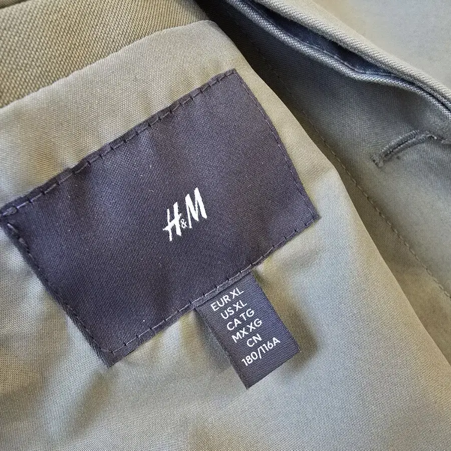 h&m 트렌치코트 자켓