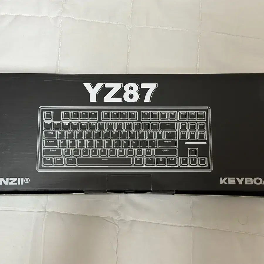 YUNZII YZ87 블랙 키보드