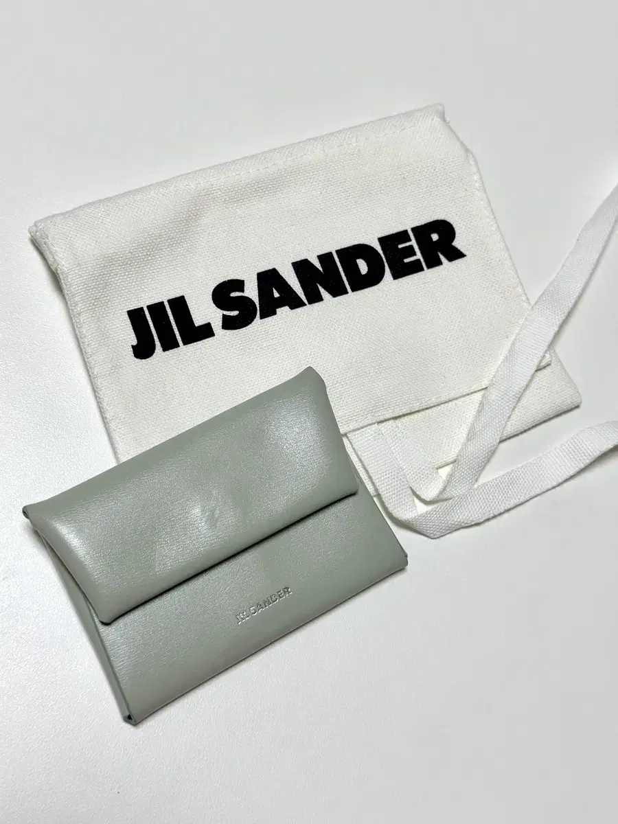 JIL SANDER 질샌더 펄스 코인지갑(파스텔그린)