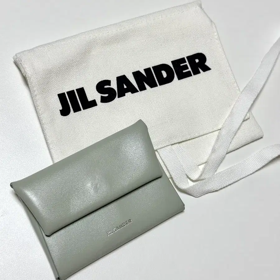 JIL SANDER 질샌더 펄스 코인지갑(파스텔그린)