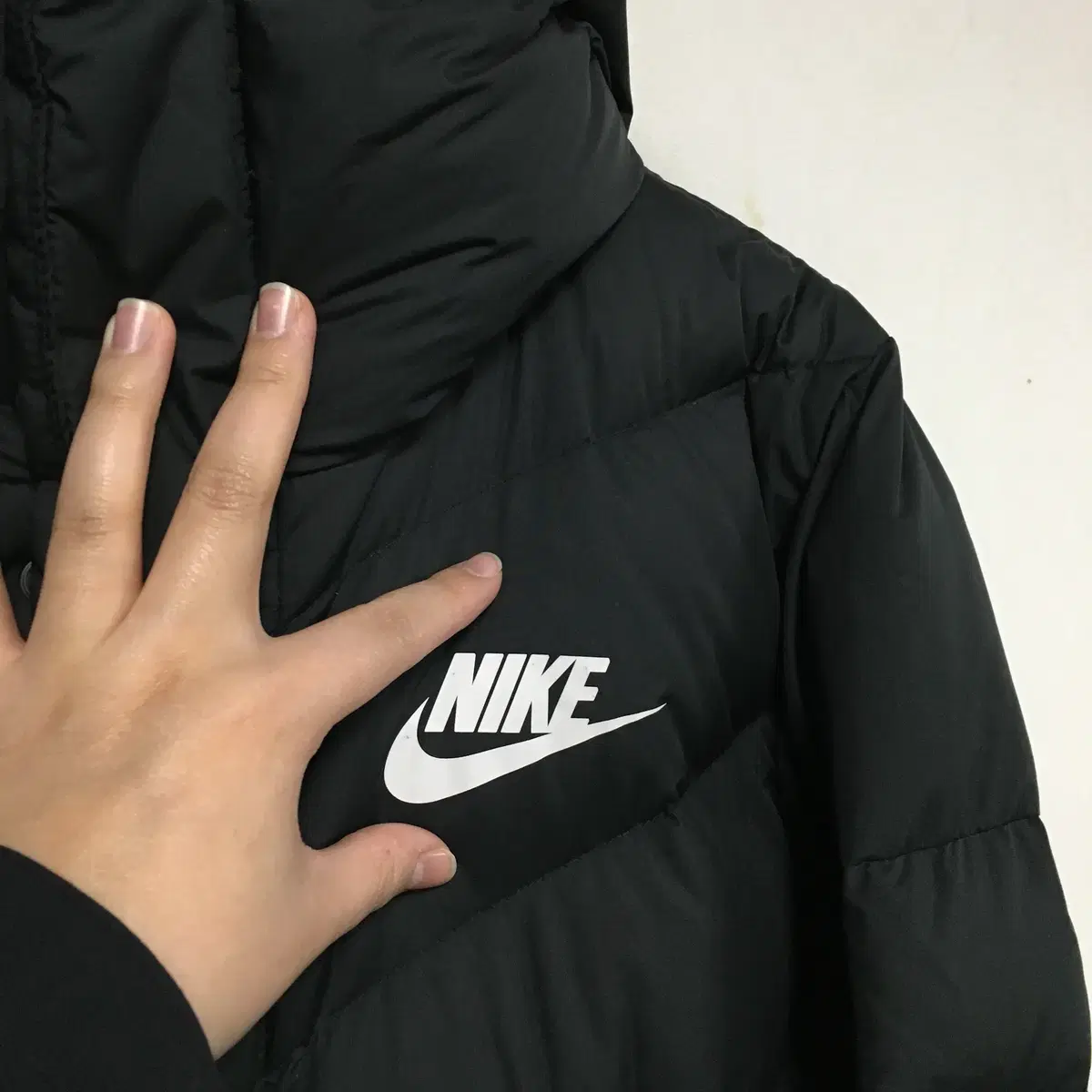 NIKE 나이키 다운 롱패딩 90