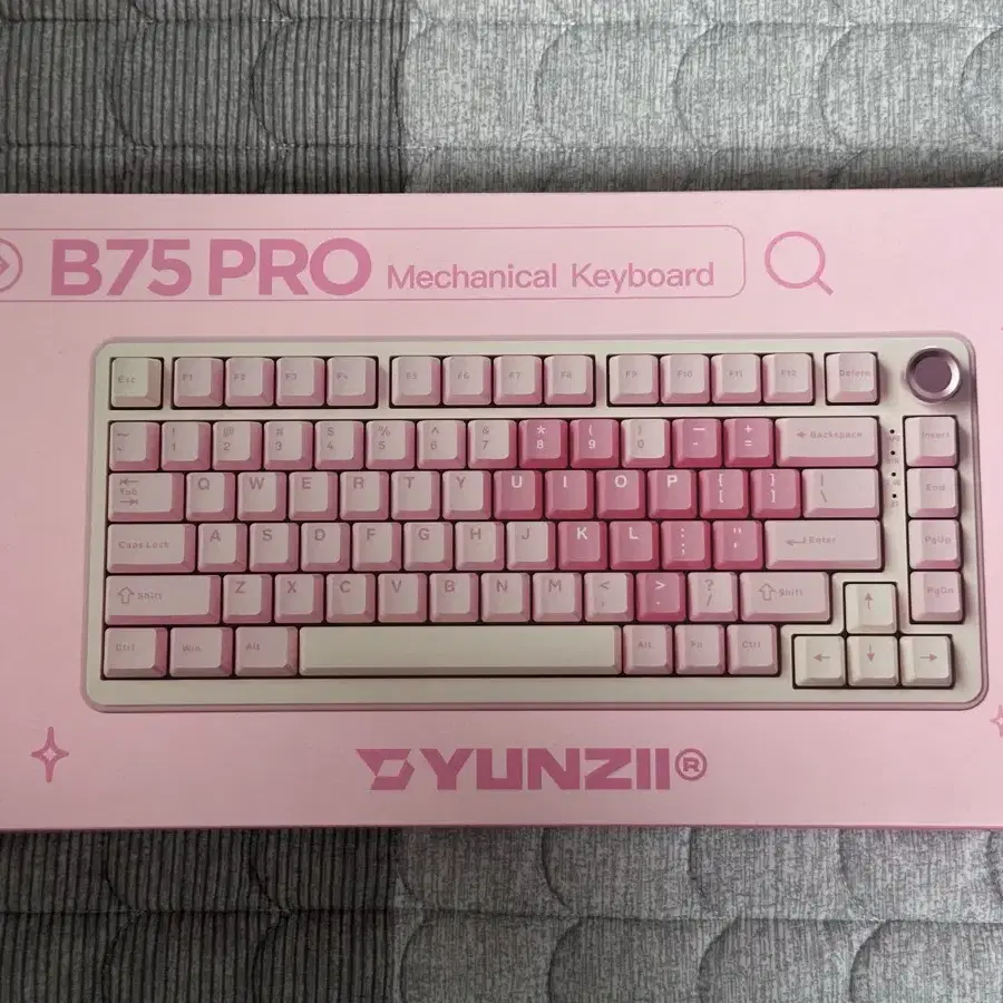 yunzii b75 pro 핑크