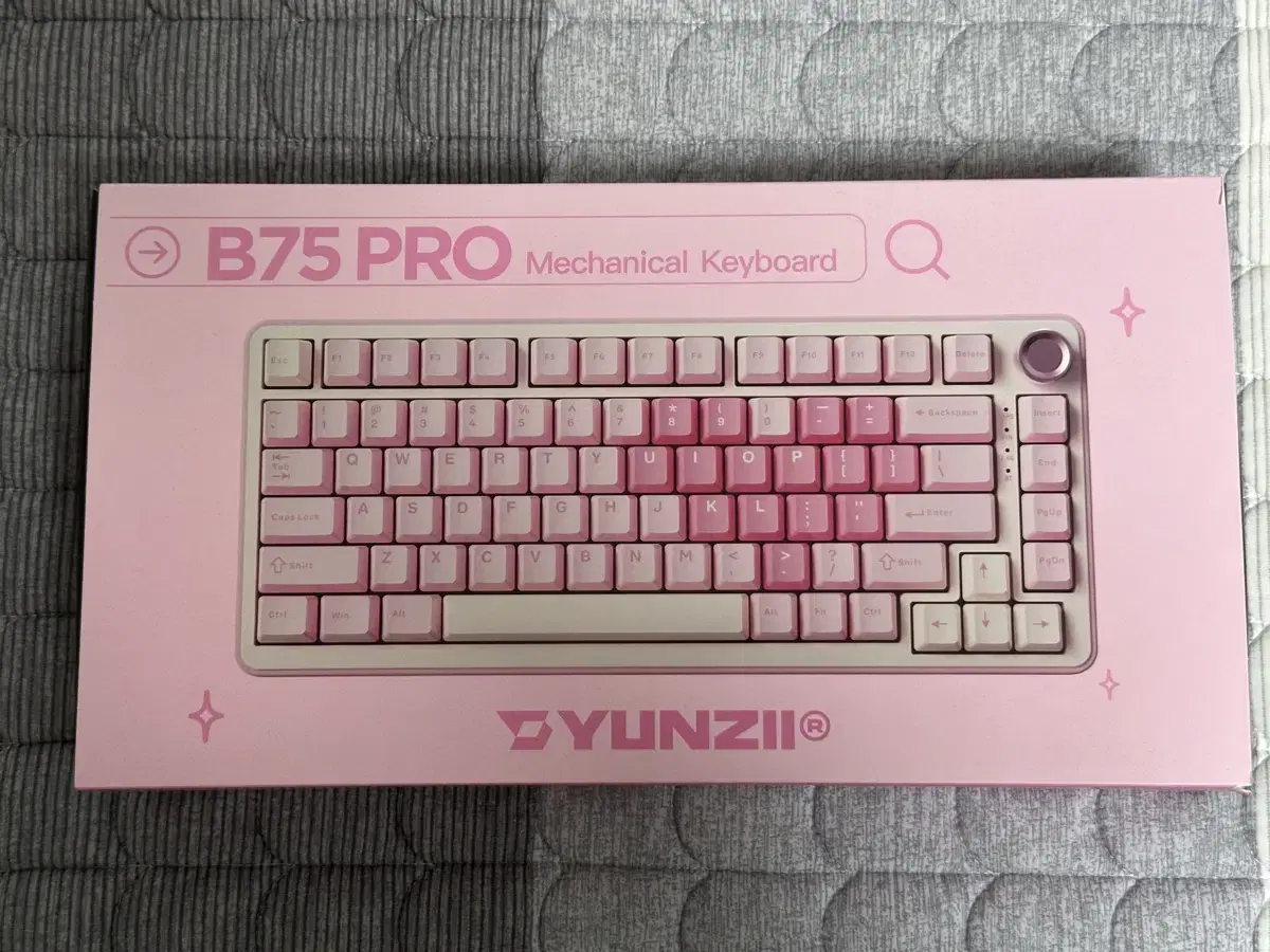 yunzii b75 pro 핑크