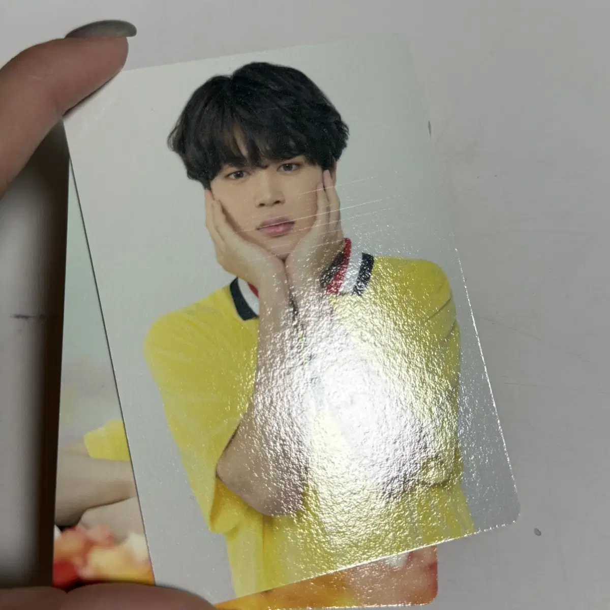 지민 일본 럽셀 미니포카 드볼 jimin mini photocard