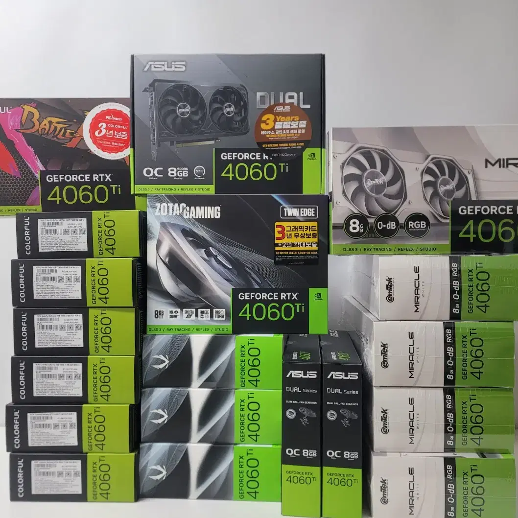 (새제품)지포스 RTX 4060Ti 그래픽카드 4종