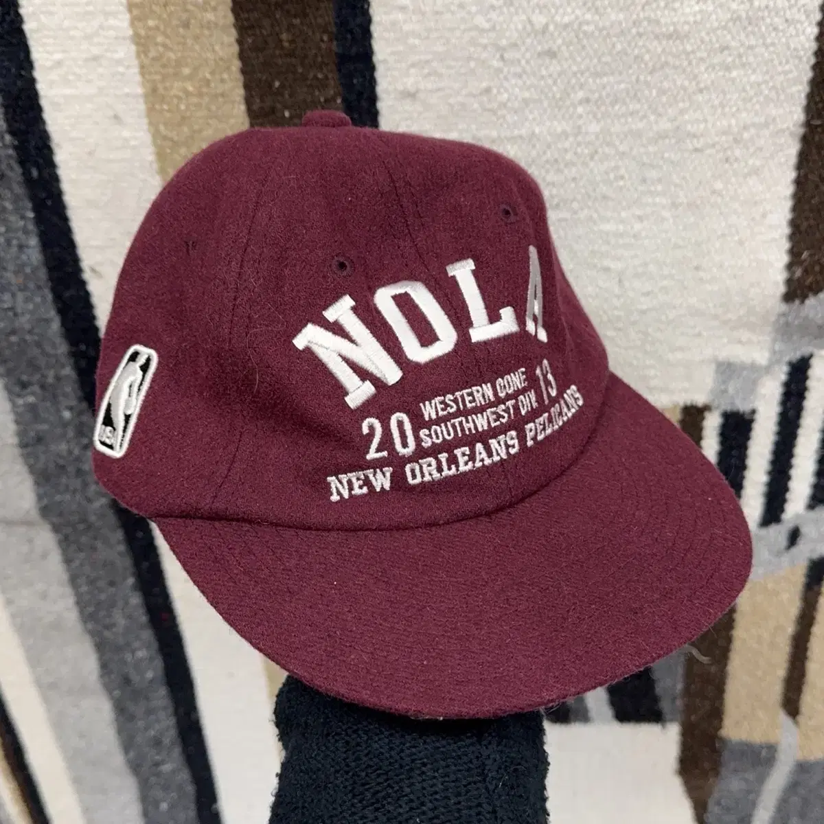 NBA NOLA 울 자수 캡