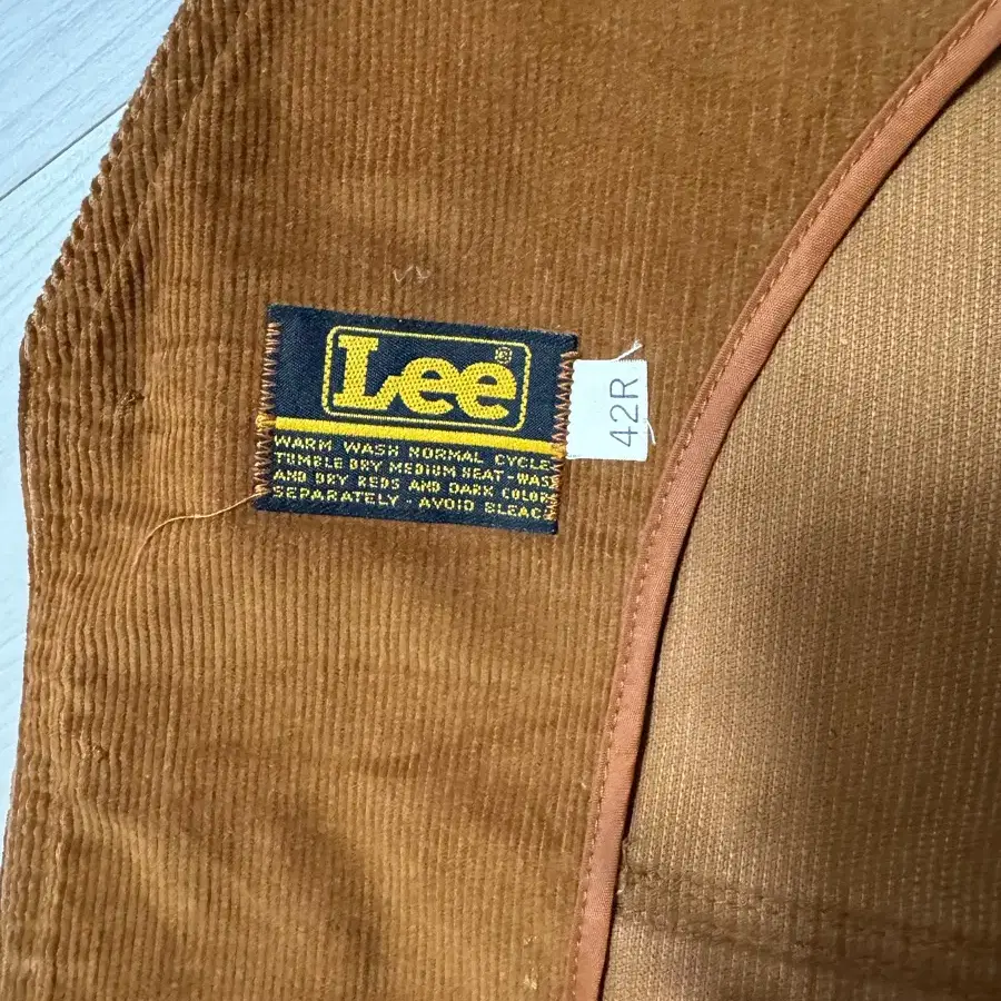 70s 리 lee 코듀로이 웨스턴 베스트