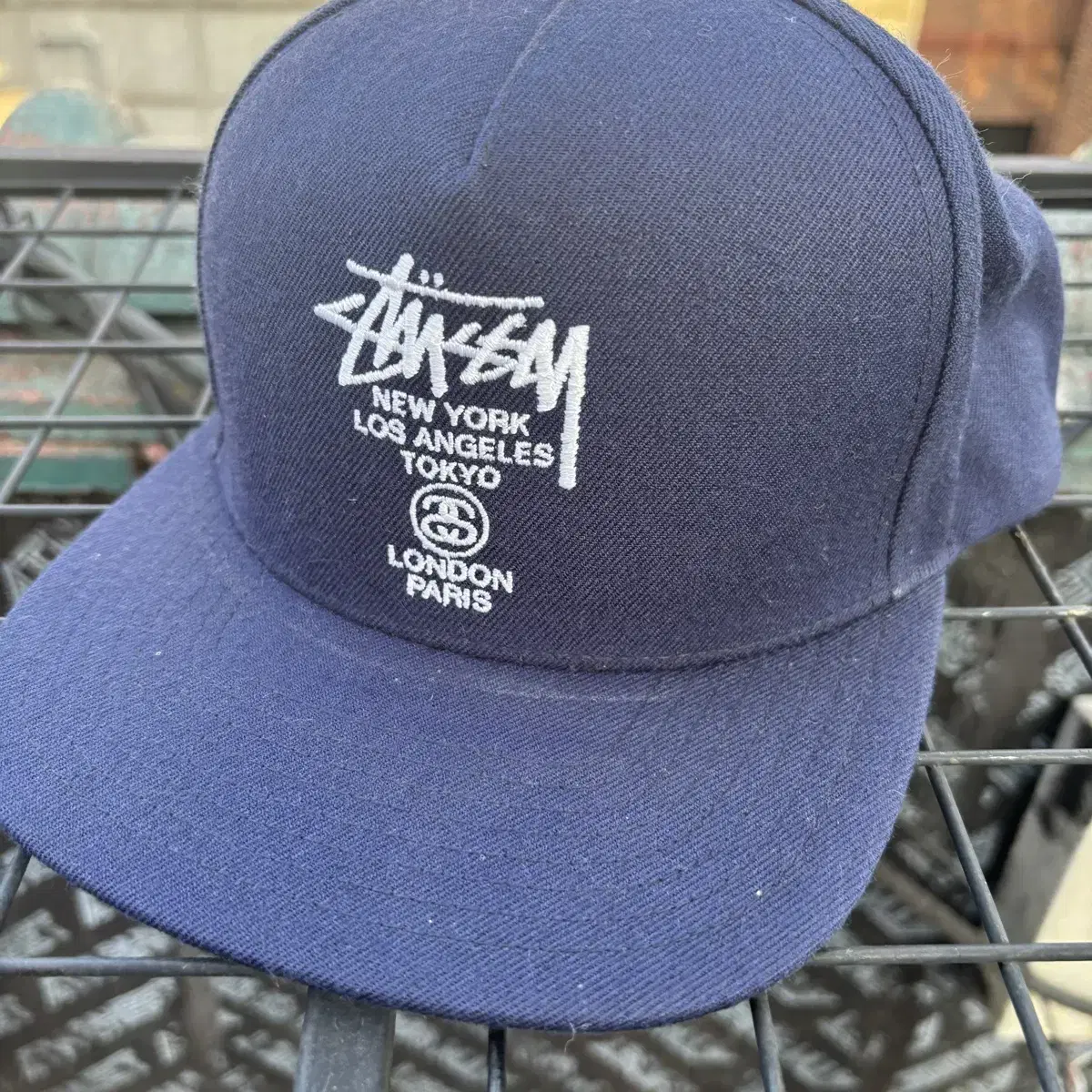 Stussy 스투시 월드투어 네이비 볼캡