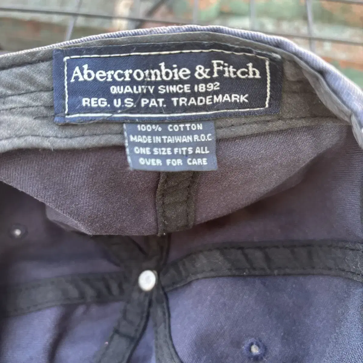 Abercrombie 아베크롬비 빈티지 네이비 볼캡