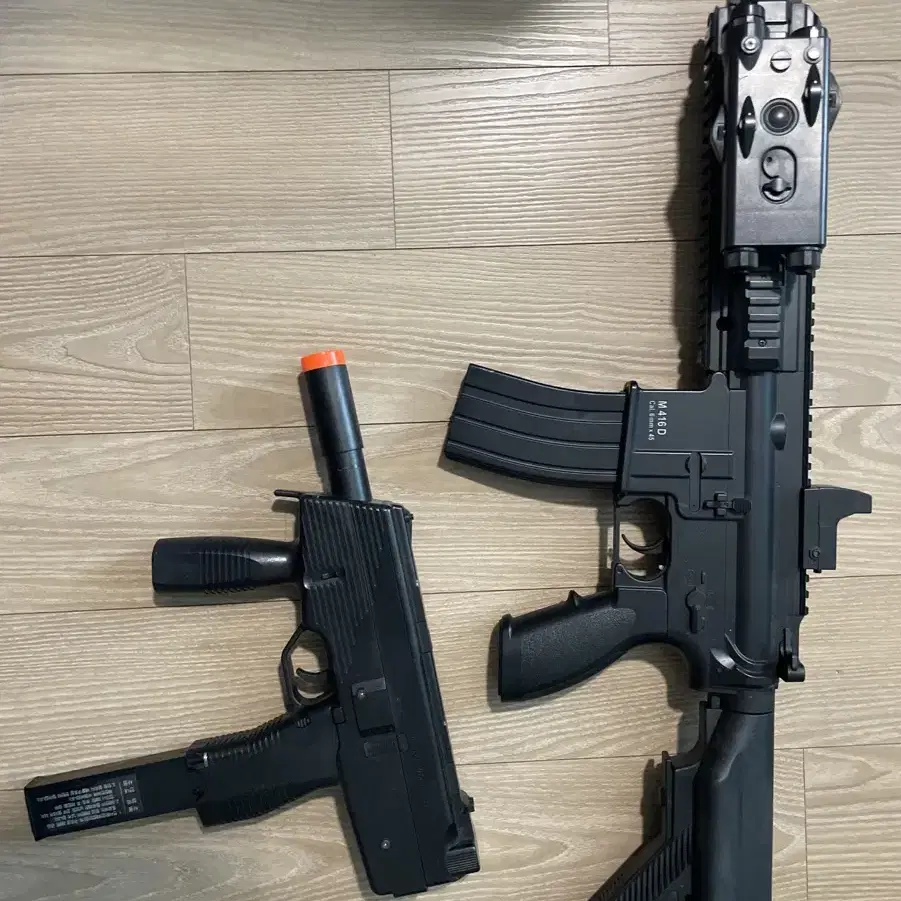 비비탄 전동 m416 tpm 전동건 세트