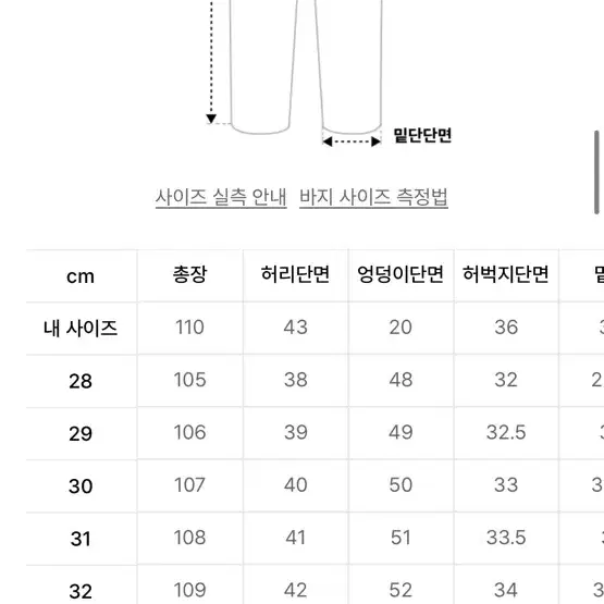 모드나인 바지 판매합니다