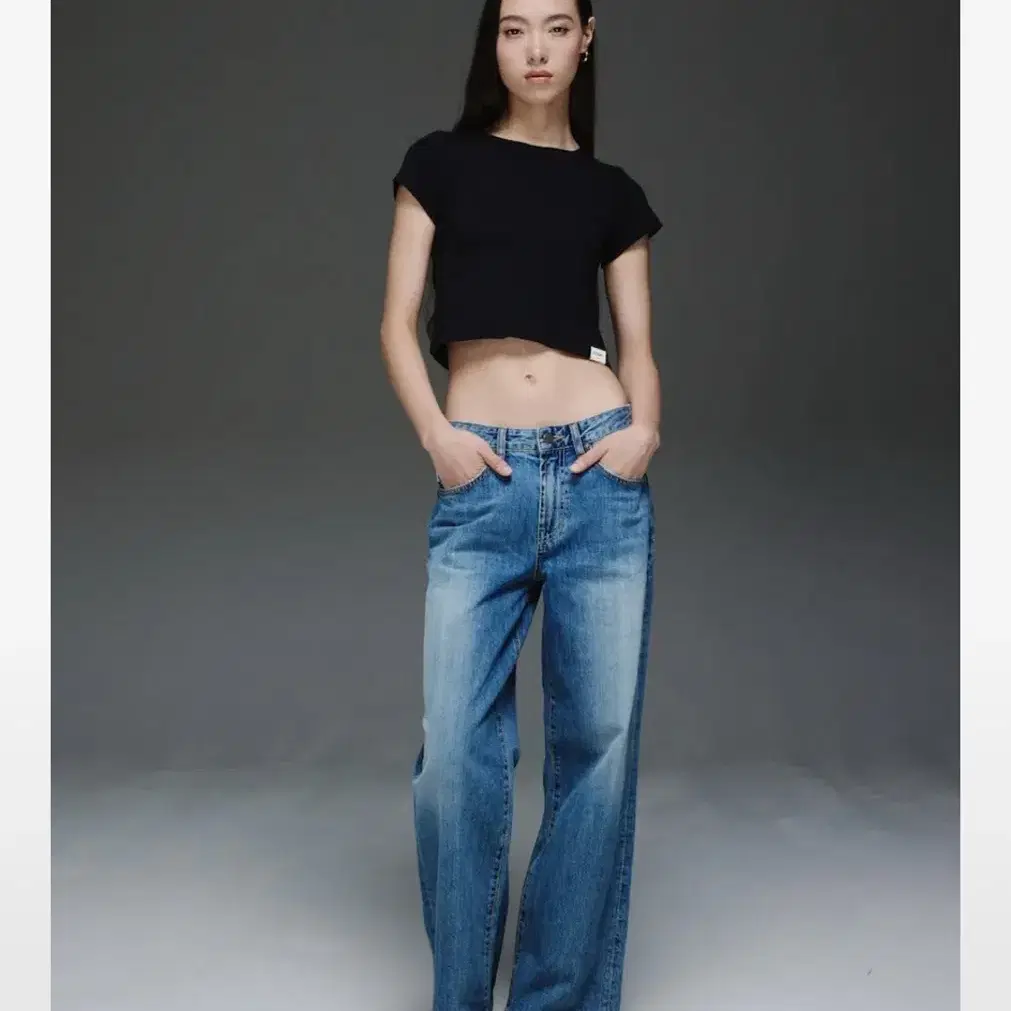 글로니 THE HANNAH JEANS (BLUE) L사이즈