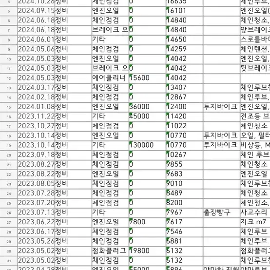 mt03 2018년식 옵션풍부(