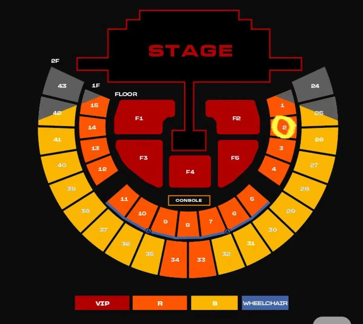 2NE1 투애니원 콘서트 막콘 4/13 일요일 1층 2구역 R석 양도