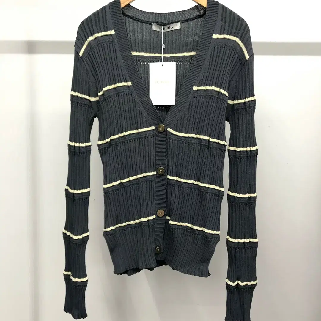 새상품) 제이청 골지 Bamis Stripe Knit Cardigan M