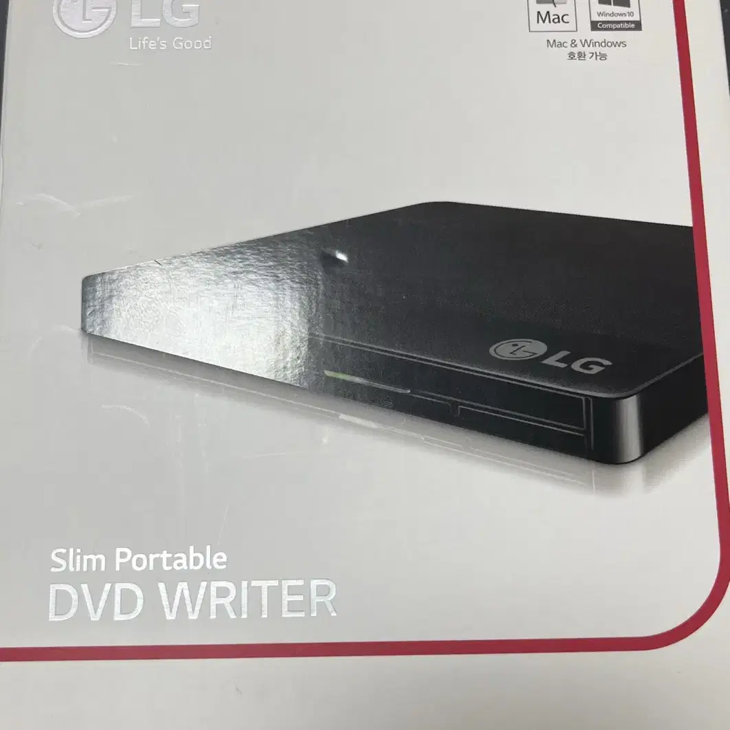 Slim portable DVD WRITER