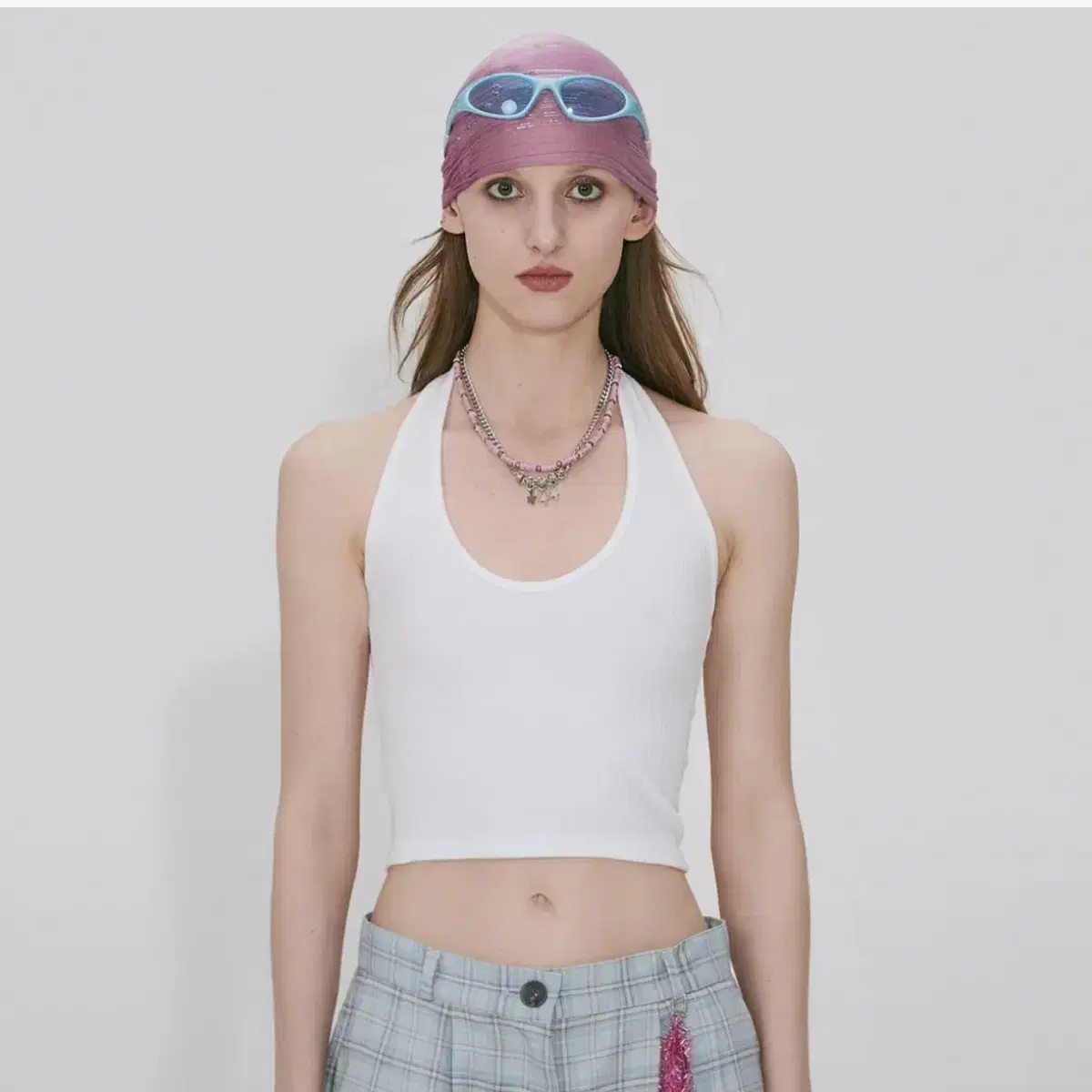 스컬프터 홀터 나시 Basic Halter Top 블랙