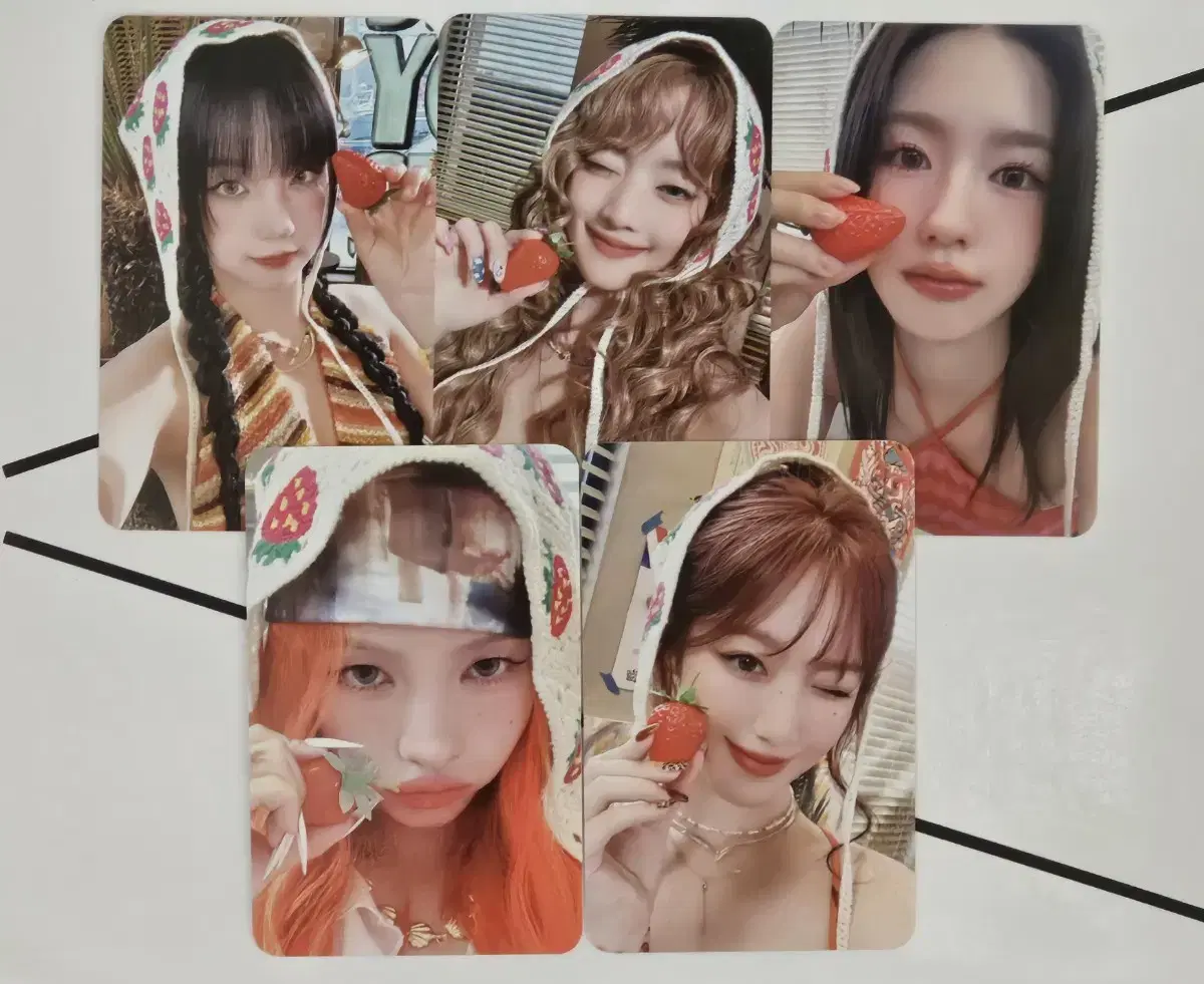 Gidle I SWAY makestar unreleased photocard Set