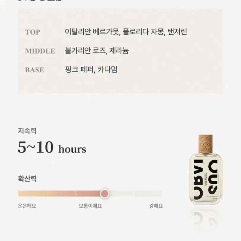 새상품 [국문택] 어비어스 로즈 EDP 100ml 향수