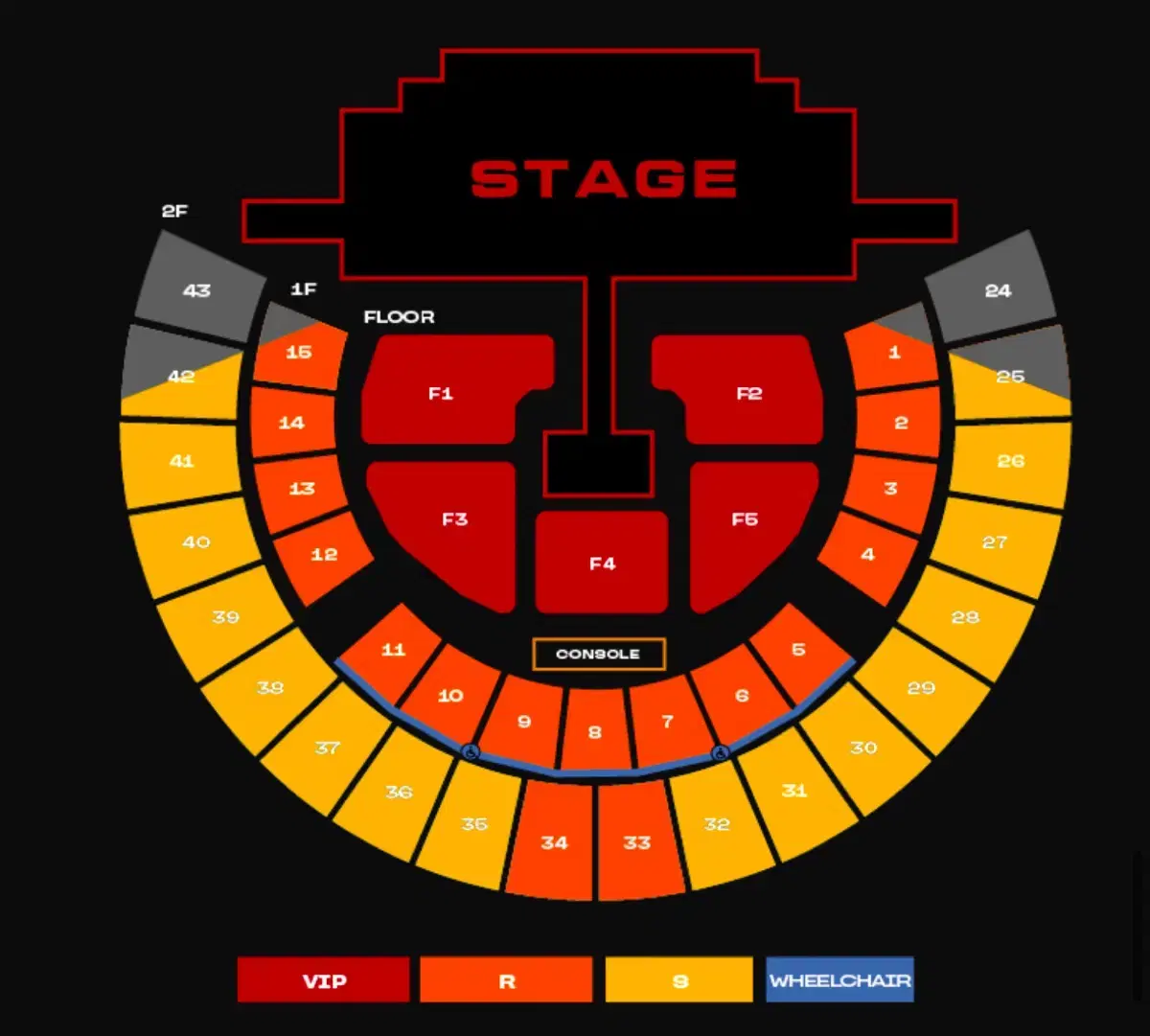 투애니원 콘서트 토요일 vip F2