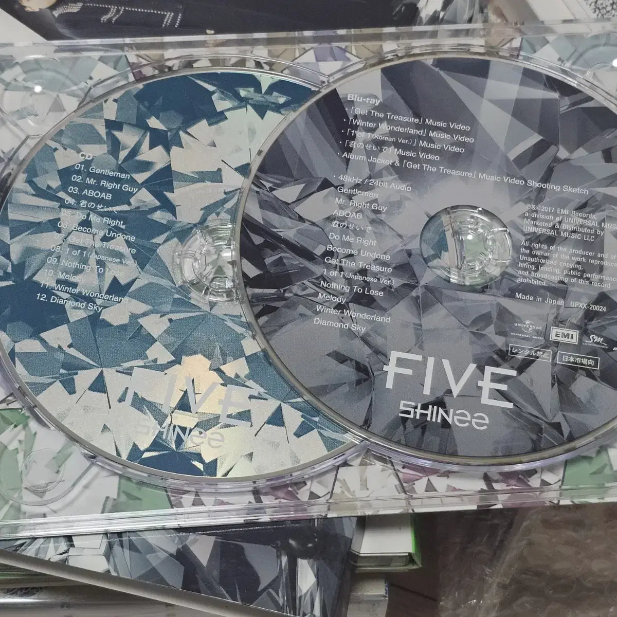 샤이니 일본 앨범 파이브 FIVE CD 블레 블루레이