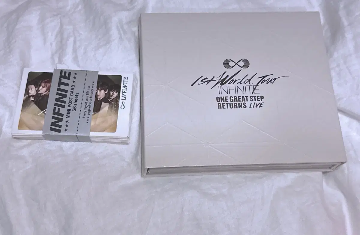 인피니트 dvd 원 그레이트 스텝 리턴즈 라이브+포카 세트