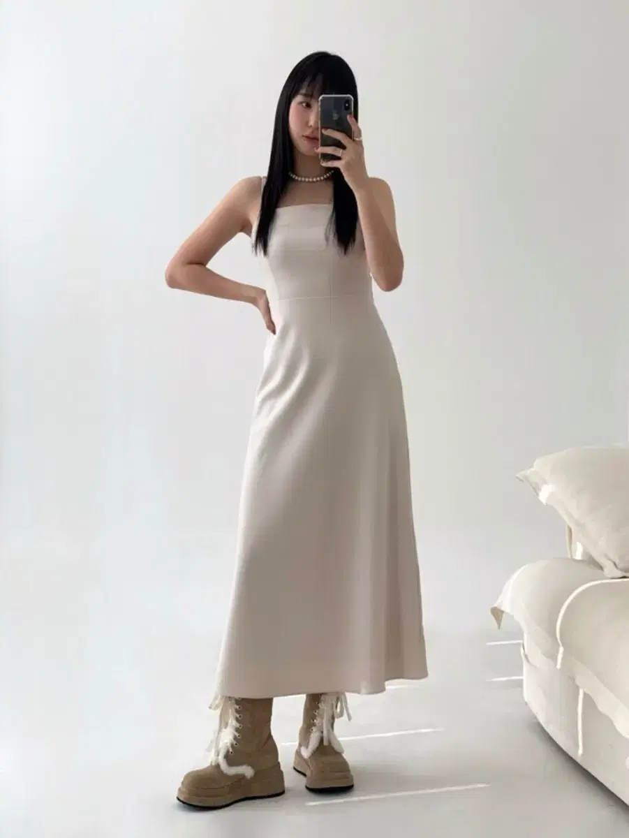 루루서울 fall in love dress 폴인러브 원피스 아이보리 s