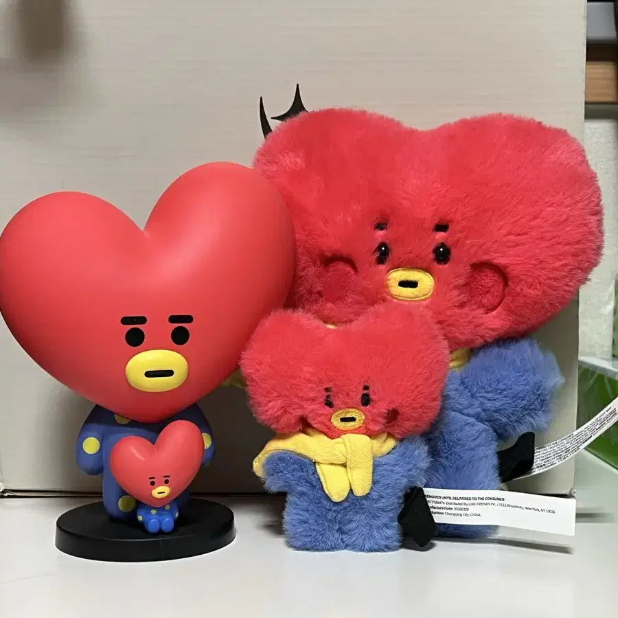 BT21 타타 플랫퍼 인형 키링 피큐어 일괄