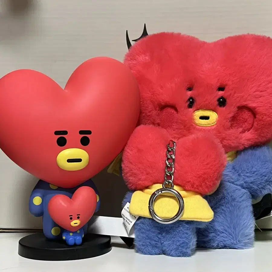 BT21 타타 플랫퍼 인형 키링 피큐어 일괄