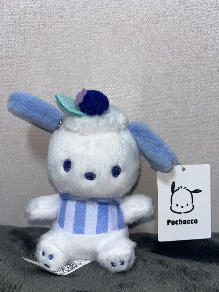 산리오 포챠코 pochacco 인형 키링 ( 새 상품, 택ㅇ )