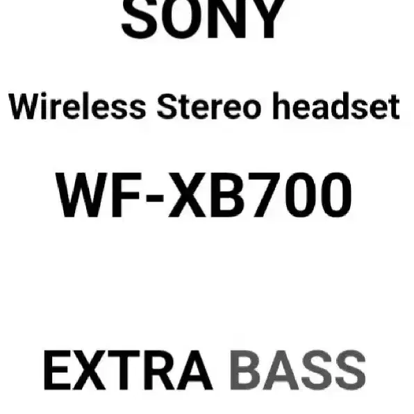 [소니코리아 정발 제품] SONY XB700 베이스 강화 이어폰.