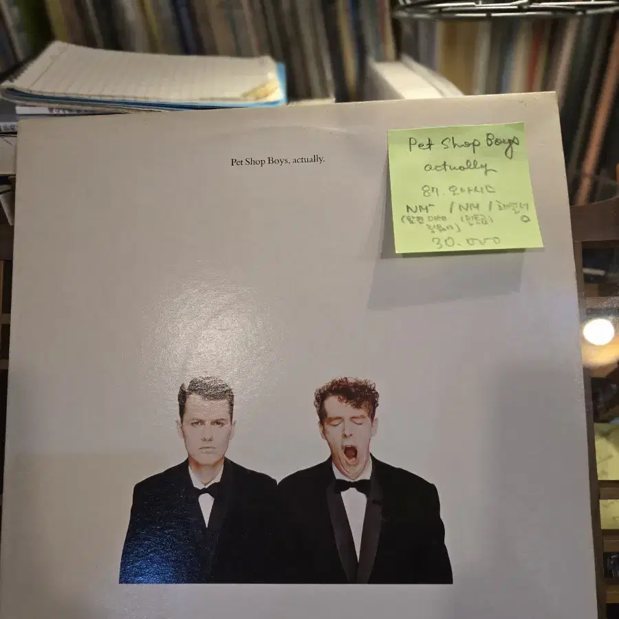 Pet Shop Boys.actually.87.오아시스.민트급lp