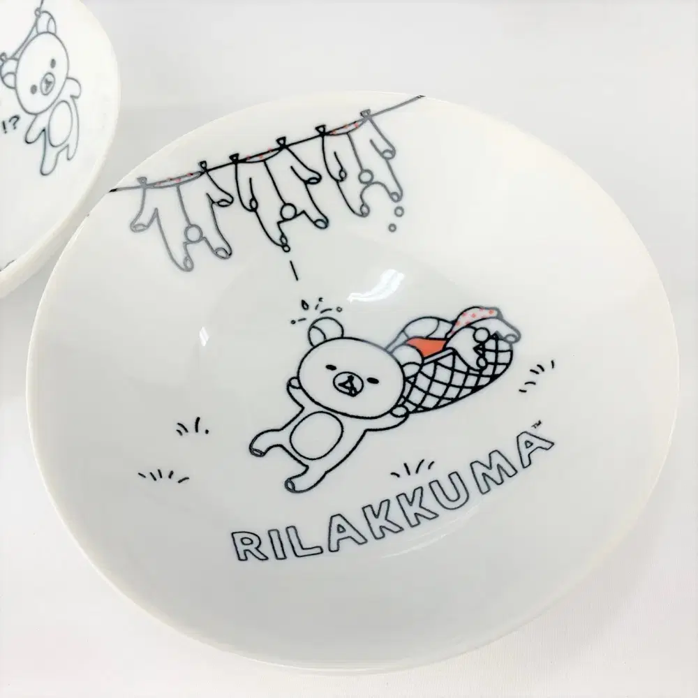 SANRIO X RIRAKKUMA 산리오 리락쿠마 볼접시 세트 A911