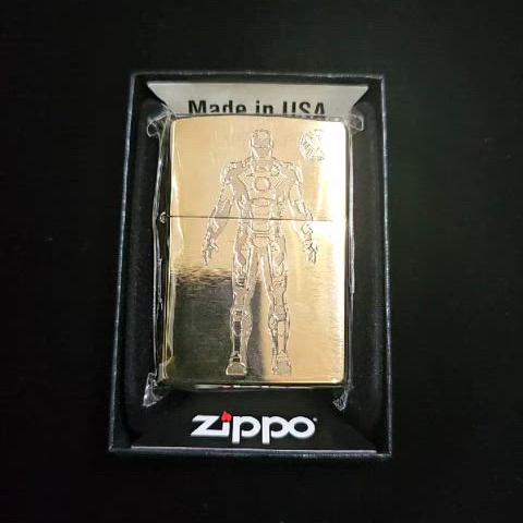 (새상품) 지포 zippo 마블 아이언맨 한정판 골드