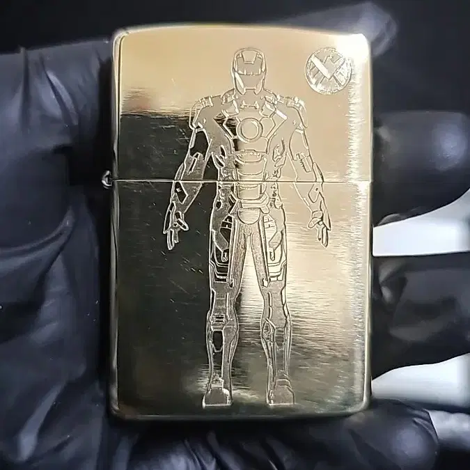 (새상품) 지포 zippo 마블 아이언맨 한정판 골드